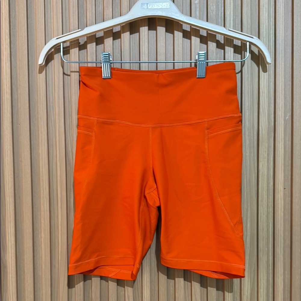 Old Navy Orange Bike Shorts for Active Comfort